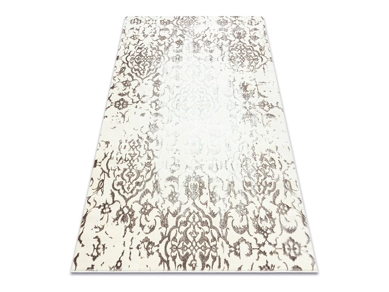 Tapijt CORE 247A Ornament Vintage - structureel, twee lagen vlies, cr� 80x150 cm