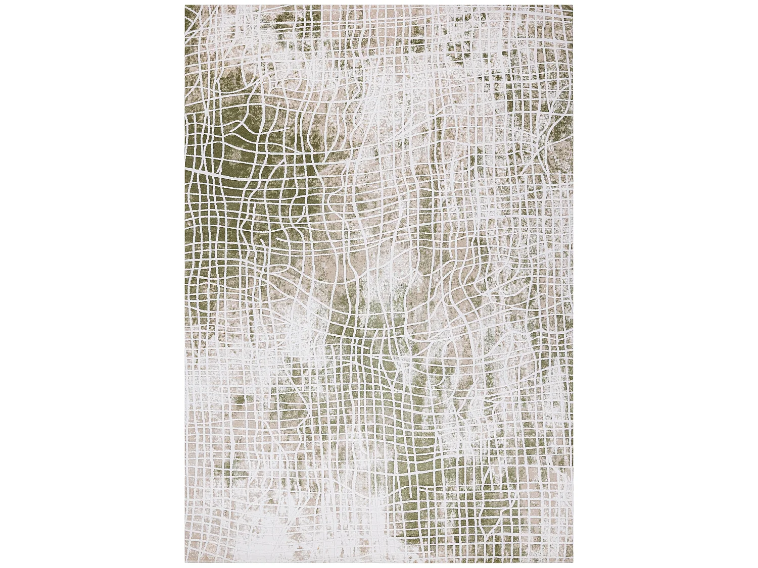 Tapis ACRYLIQUE USKUP 9483 ivoire / vert 100x200 cm