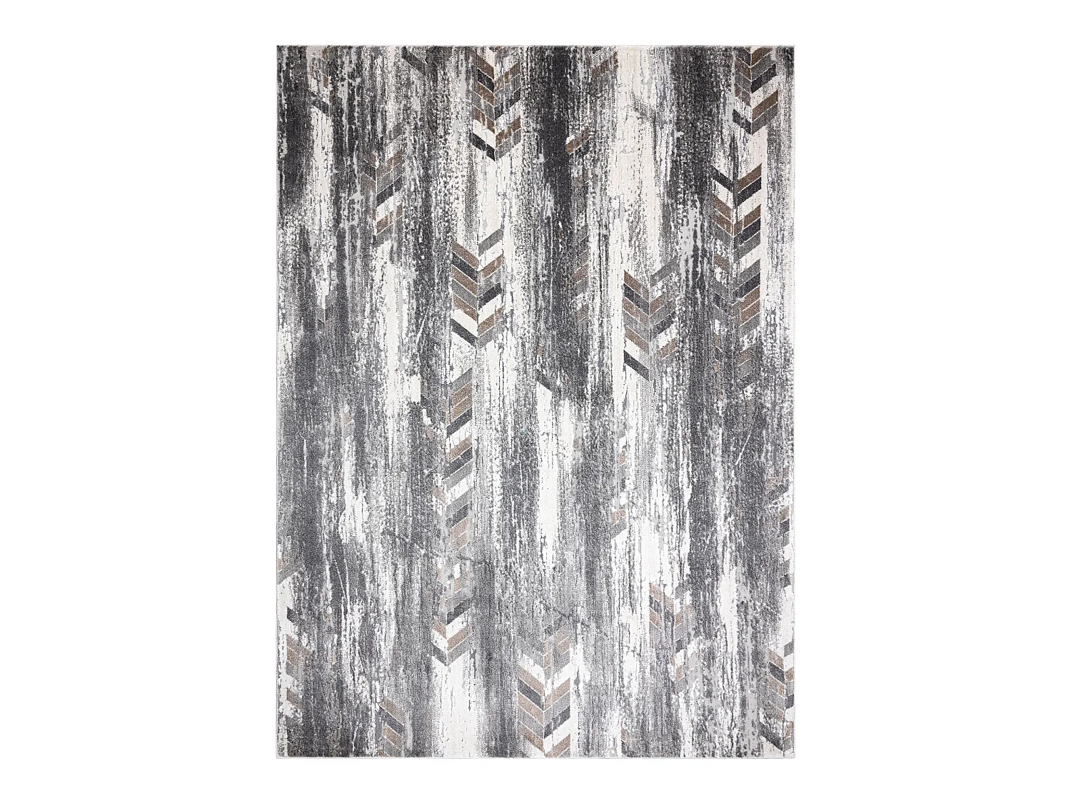 Tapijt NOBLE modern 9732 47 Zilverspar vintage gewreven - Structureel, 120x170 cm