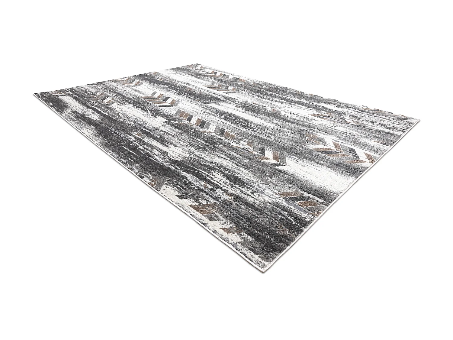 Tapijt NOBLE modern 9732 47 Zilverspar vintage gewreven - Structureel, 120x170 cm