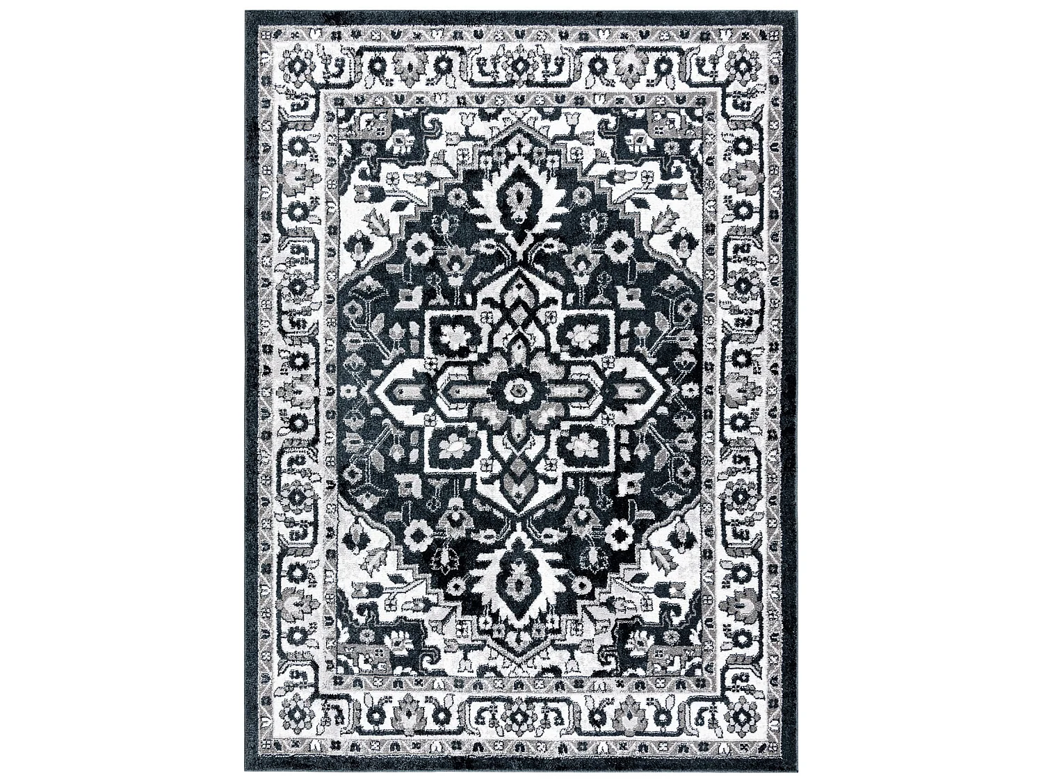Tapis POLI 8756A Ornement bleu 120x170 cm