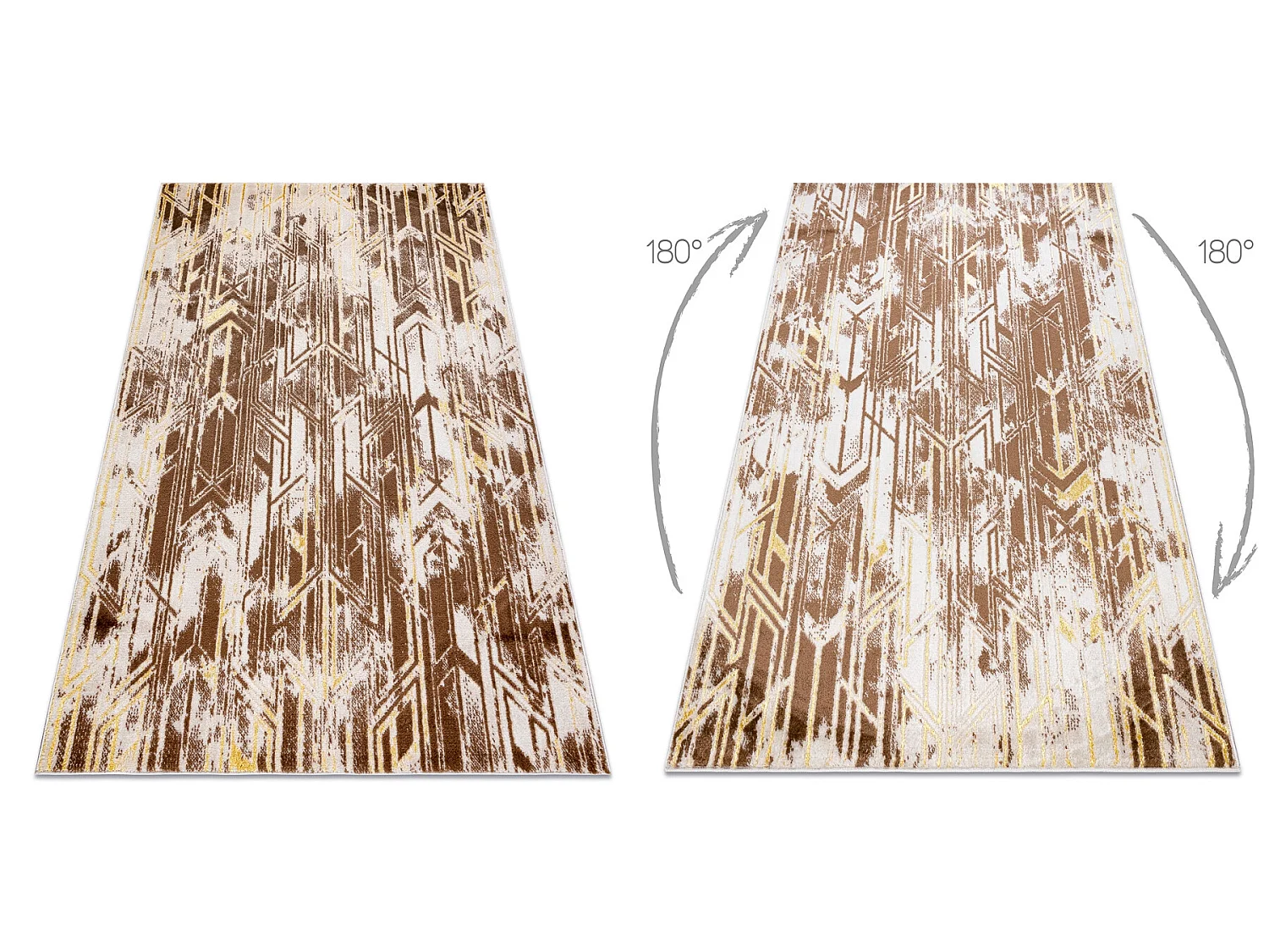 Tapis MEFE moderne B402 Vintage - Structural deux niveaux de molleton  200x290 cm