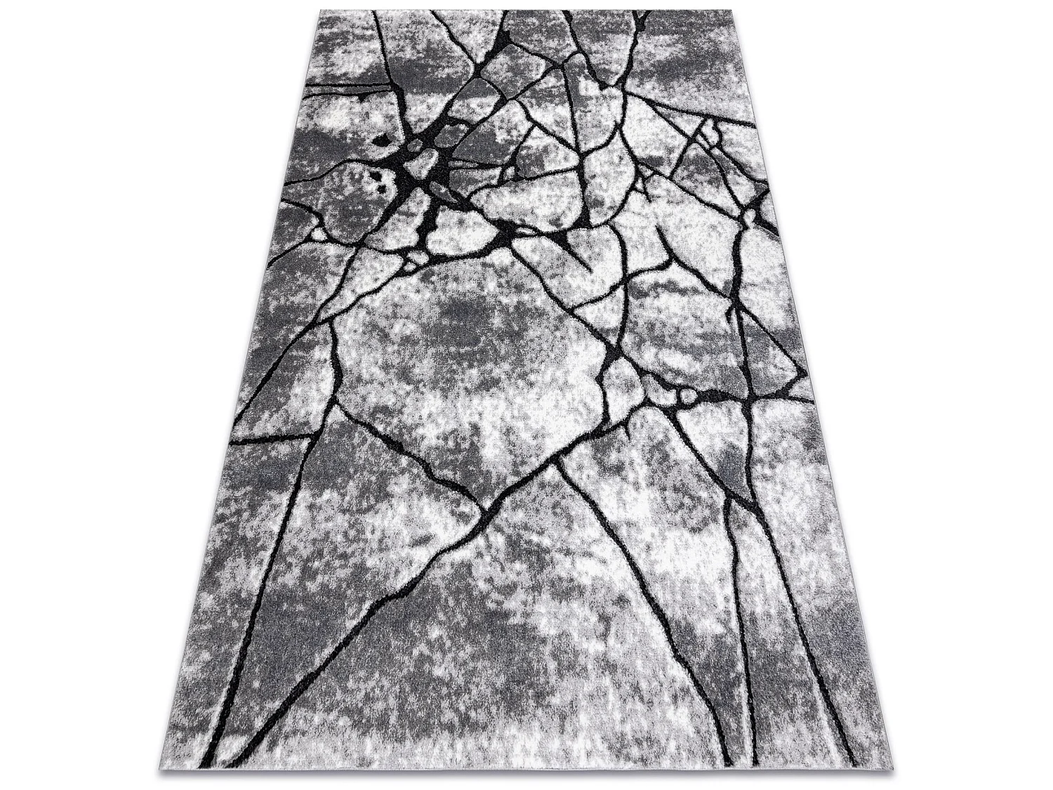 Tapis moderne COZY 8873 Cracks, béton fissuré - Structural deux nive 120x170 cm