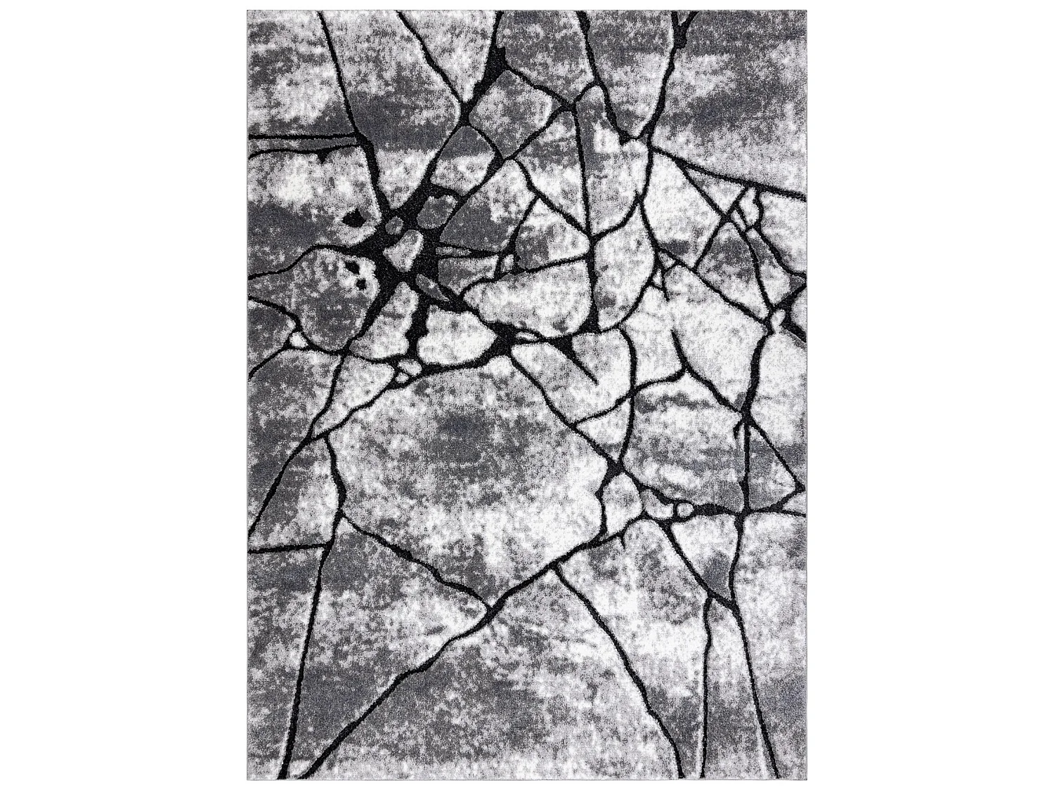 Tapis moderne COZY 8873 Cracks, béton fissuré - Structural deux nive 120x170 cm