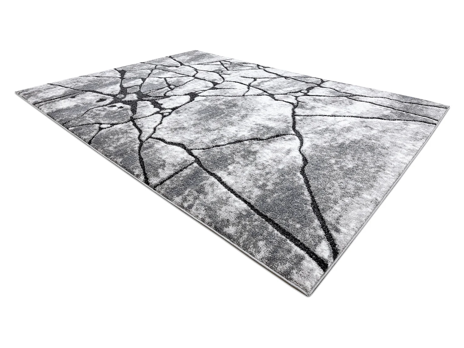 Tapis moderne COZY 8873 Cracks, béton fissuré - Structural deux nive 120x170 cm
