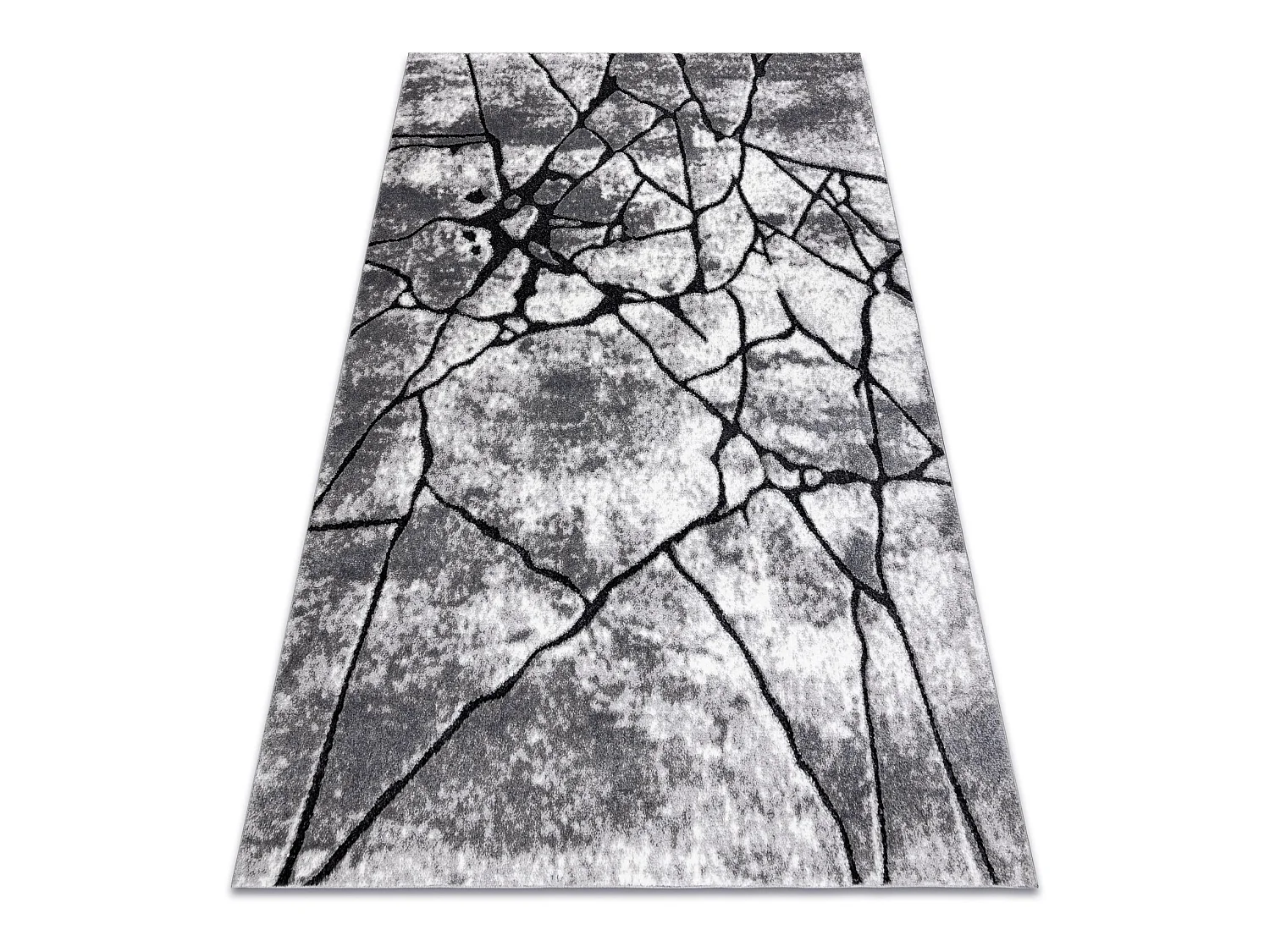 Tapis moderne COZY 8873 Cracks, béton fissuré - Structural deux nive 120x170 cm