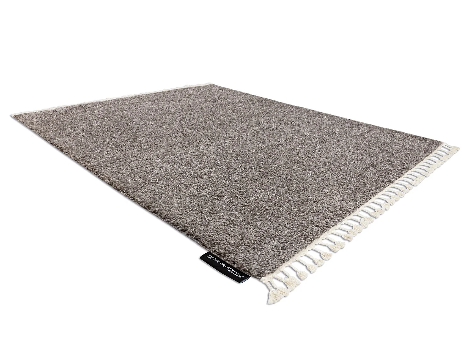 Tapete BERBER 9000 castanho Franjas berbere marroquino shaggy 200x290 cm