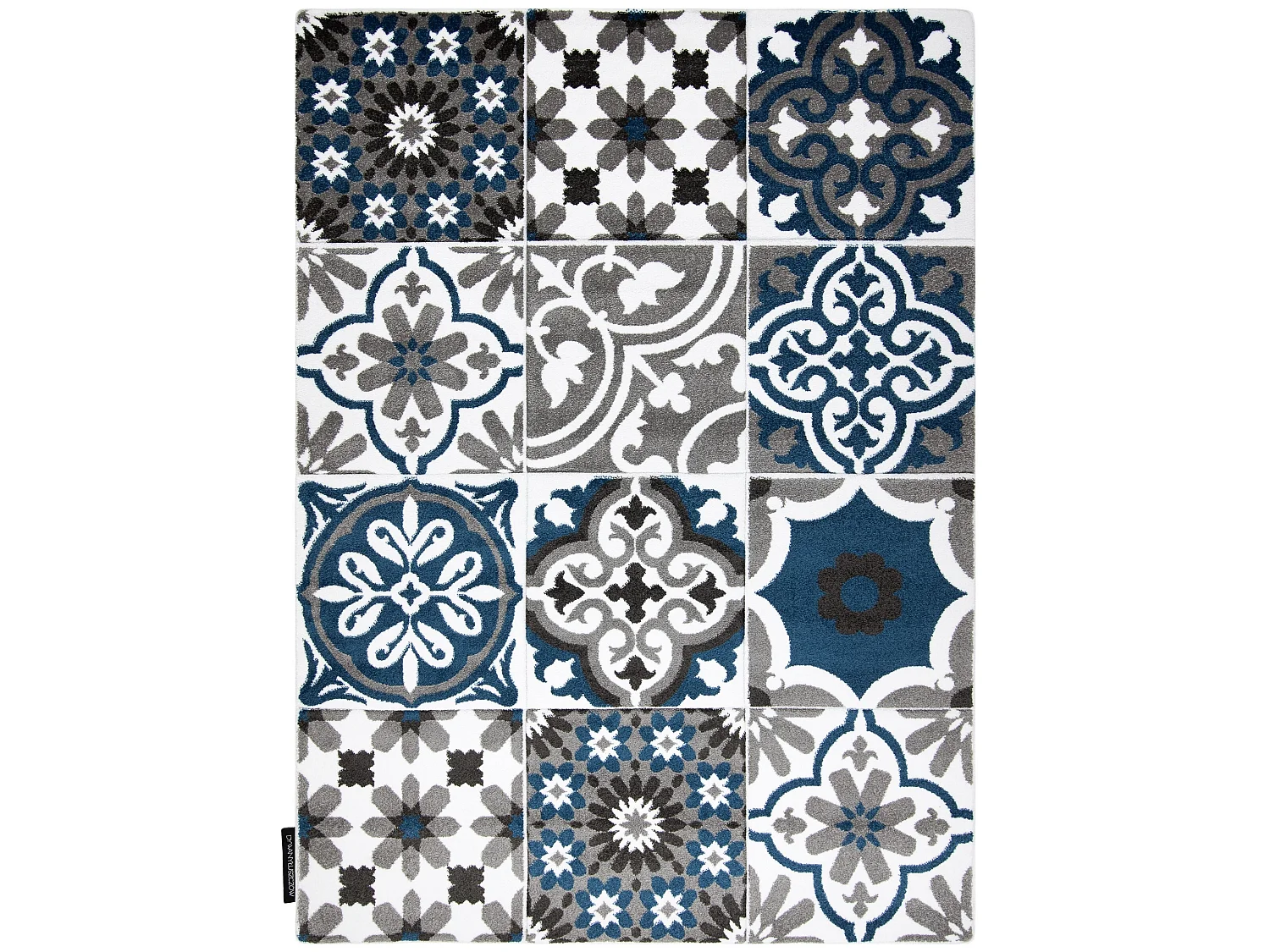 Tapijt ALTER Porto Bloemen , blauw 200x290 cm