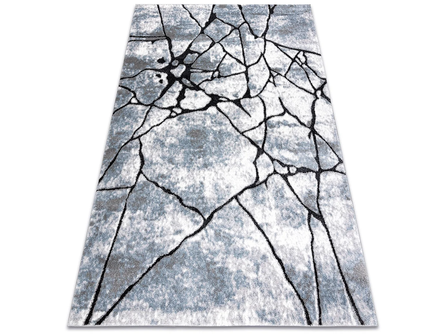 Tapijt modern COZY 8873 Cracks Gescheurd beton - Structureel, twee poo 200x290 cm