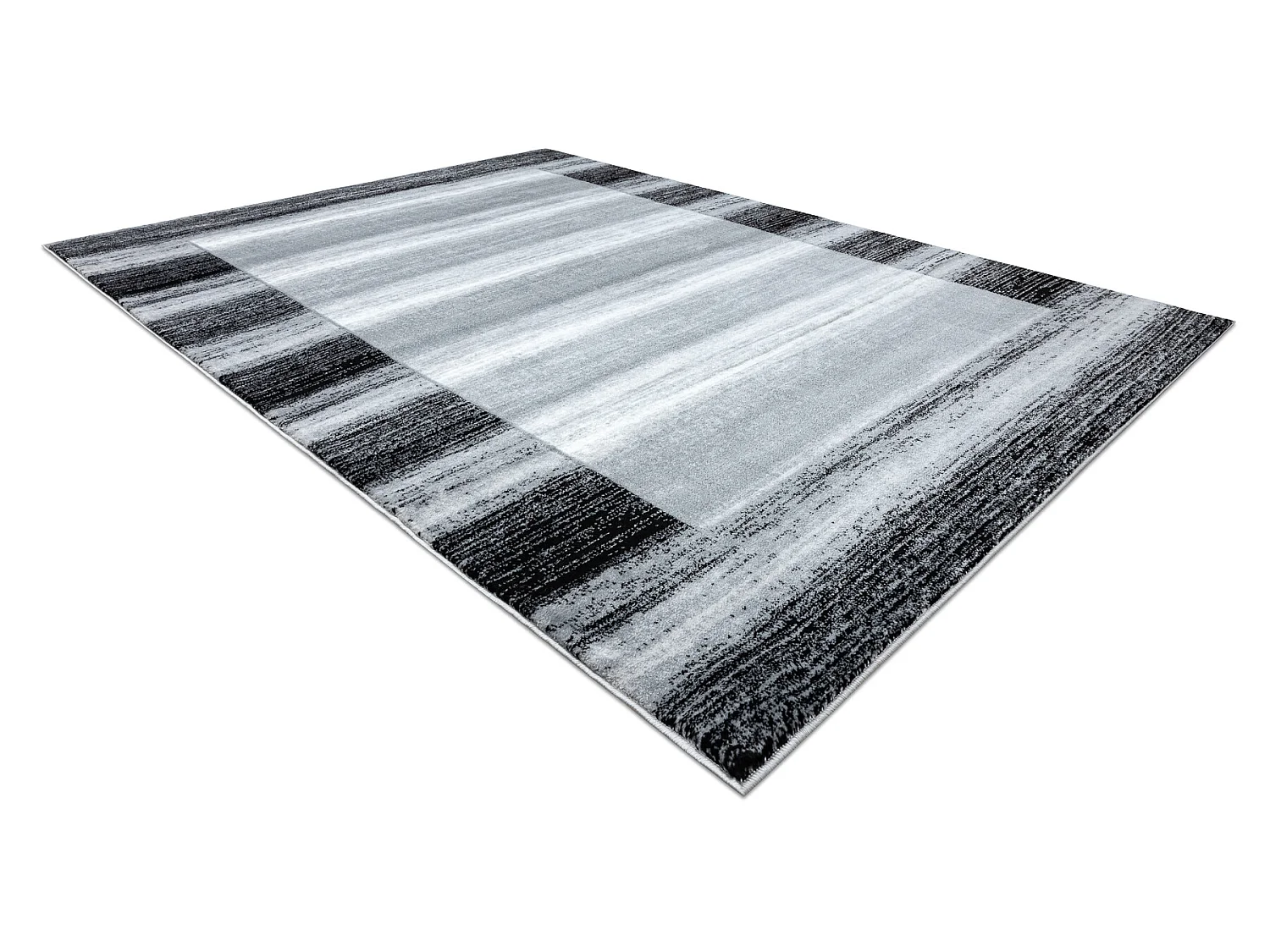 Tapijt ARGENT - W9557 Frame, vintage, lijnen grijs 200x290 cm