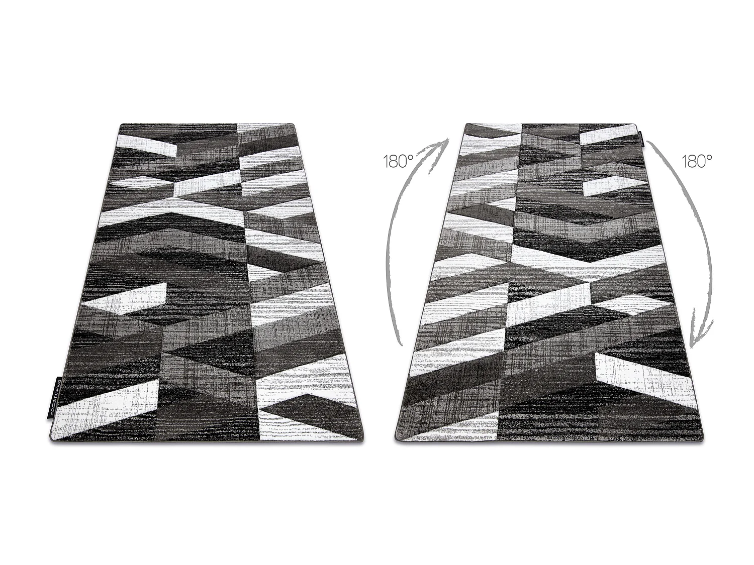 Tapijt ALTER Bax Strepen grijskleuring 120x170 cm