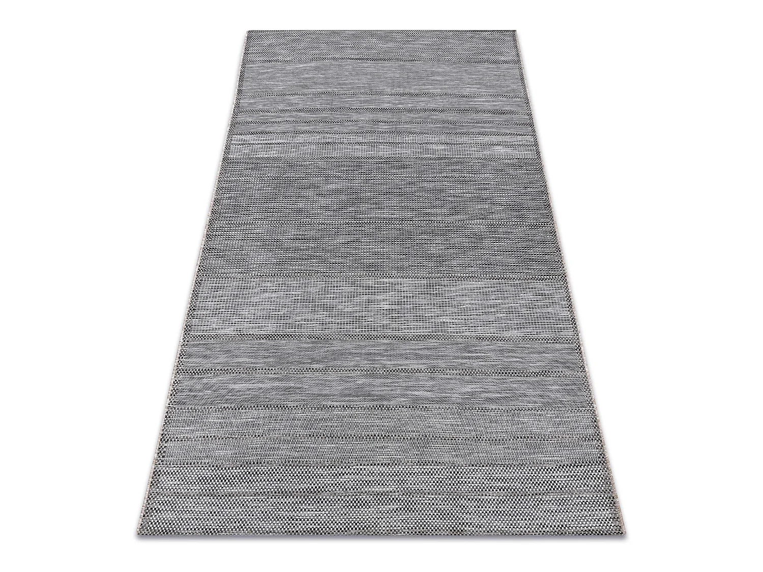 Tapis EN CORDE SIZAL LOFT 21108 Lignes gris / ivoire / argent 120x170 cm