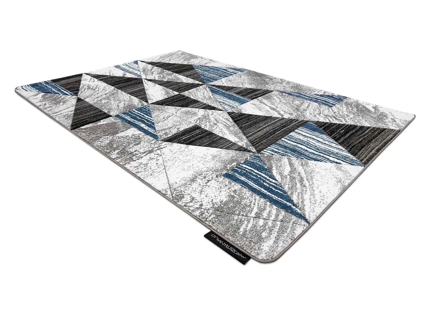 Tapis ALTER Nano triangle bleu 120x170 cm