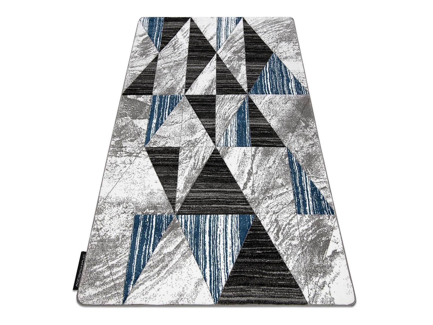 Tapis ALTER Nano triangle bleu 120x170 cm