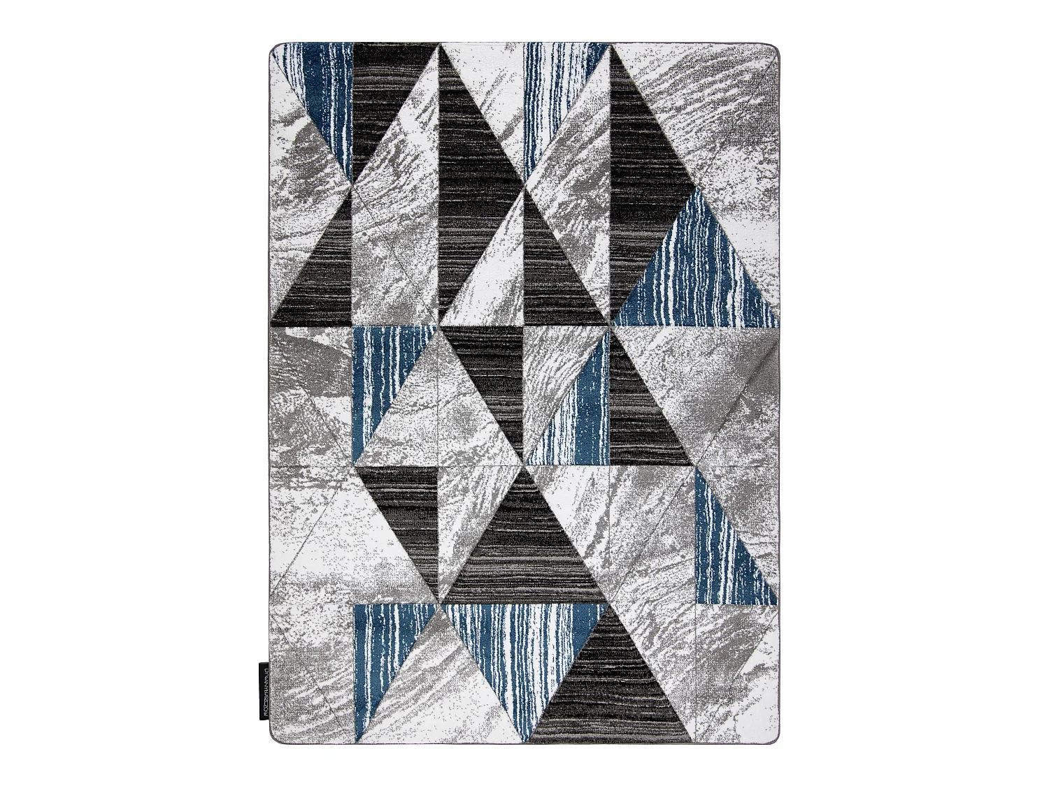 Tapis ALTER Nano triangle bleu 120x170 cm