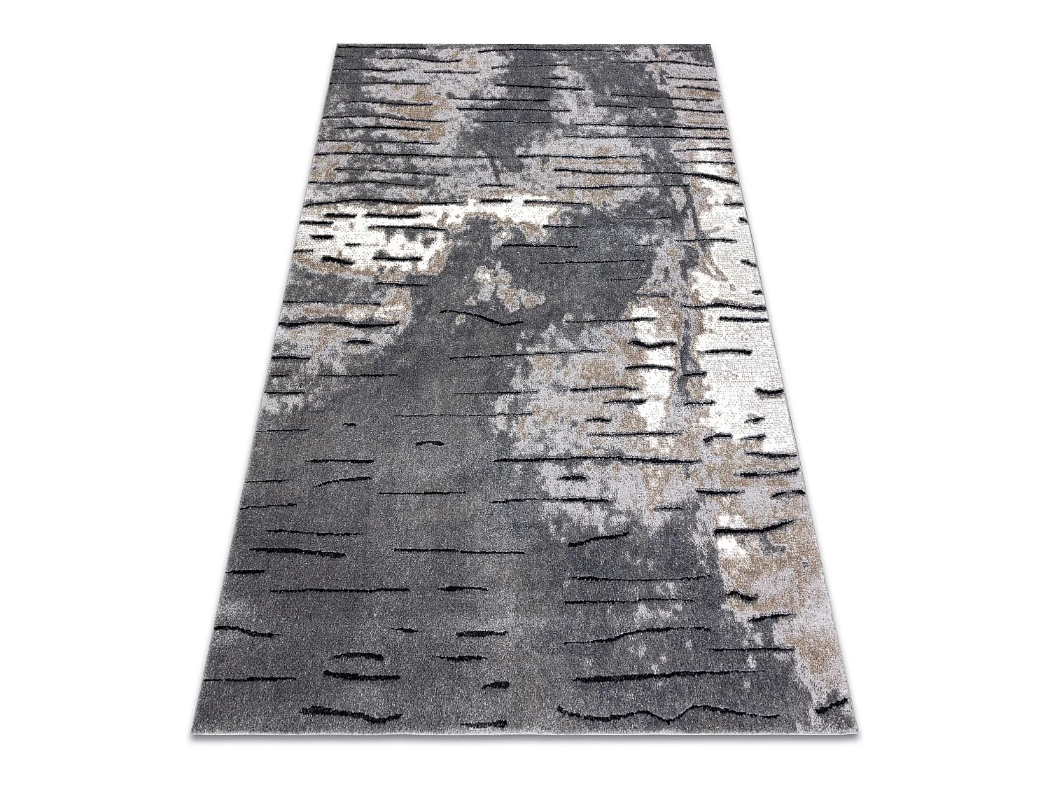 Tapijt modern COZY 8876 Rio - Structureel, twee poolhoogte , grijskleu 120x170 cm