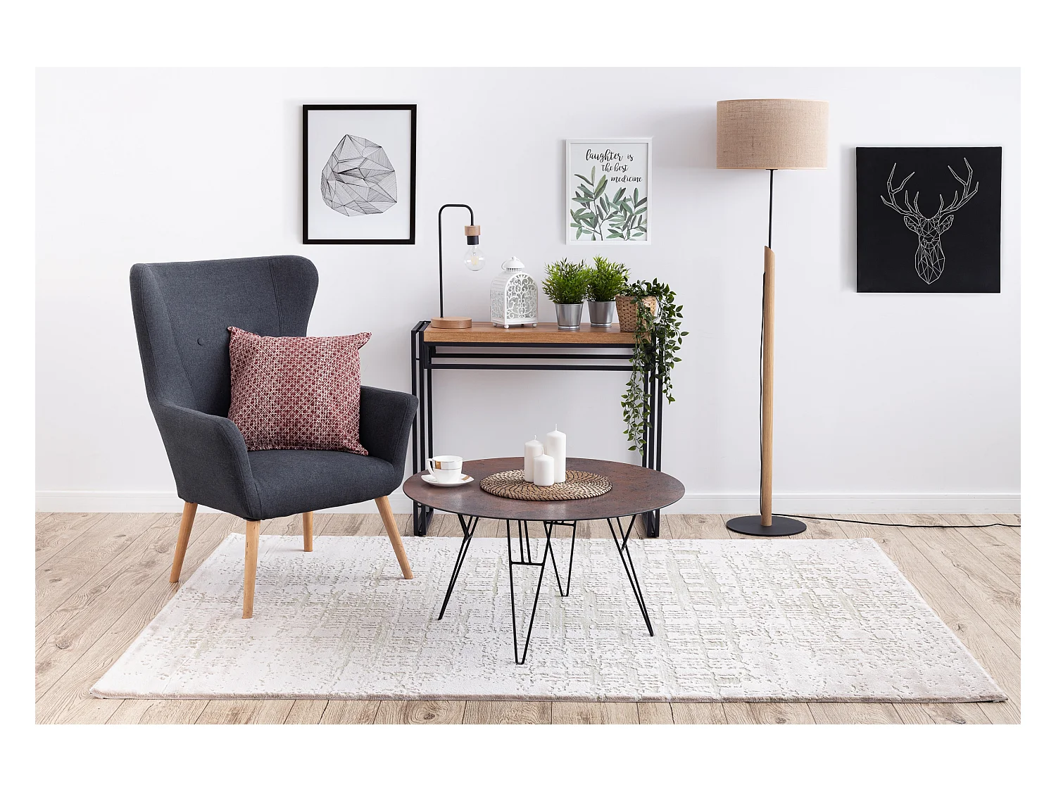 Tapijt ACRYL DIZAYN 8841 groen 160x230 cm