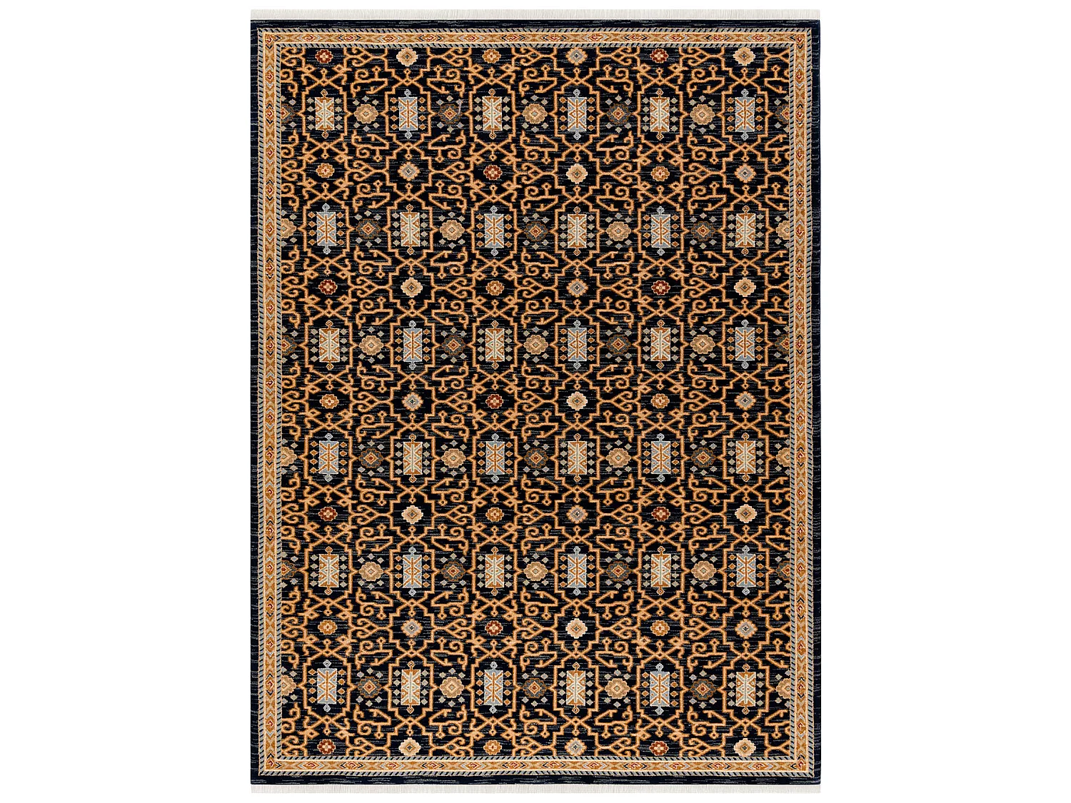 Tapijt KESHAN oosters klassiek 7521/53555 beige / blauw 200x290 cm