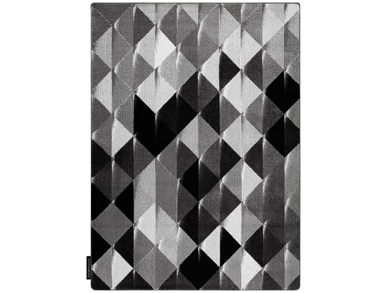 Tapis INTERO PLATIN 3D Triangles gris 120x170 cm
