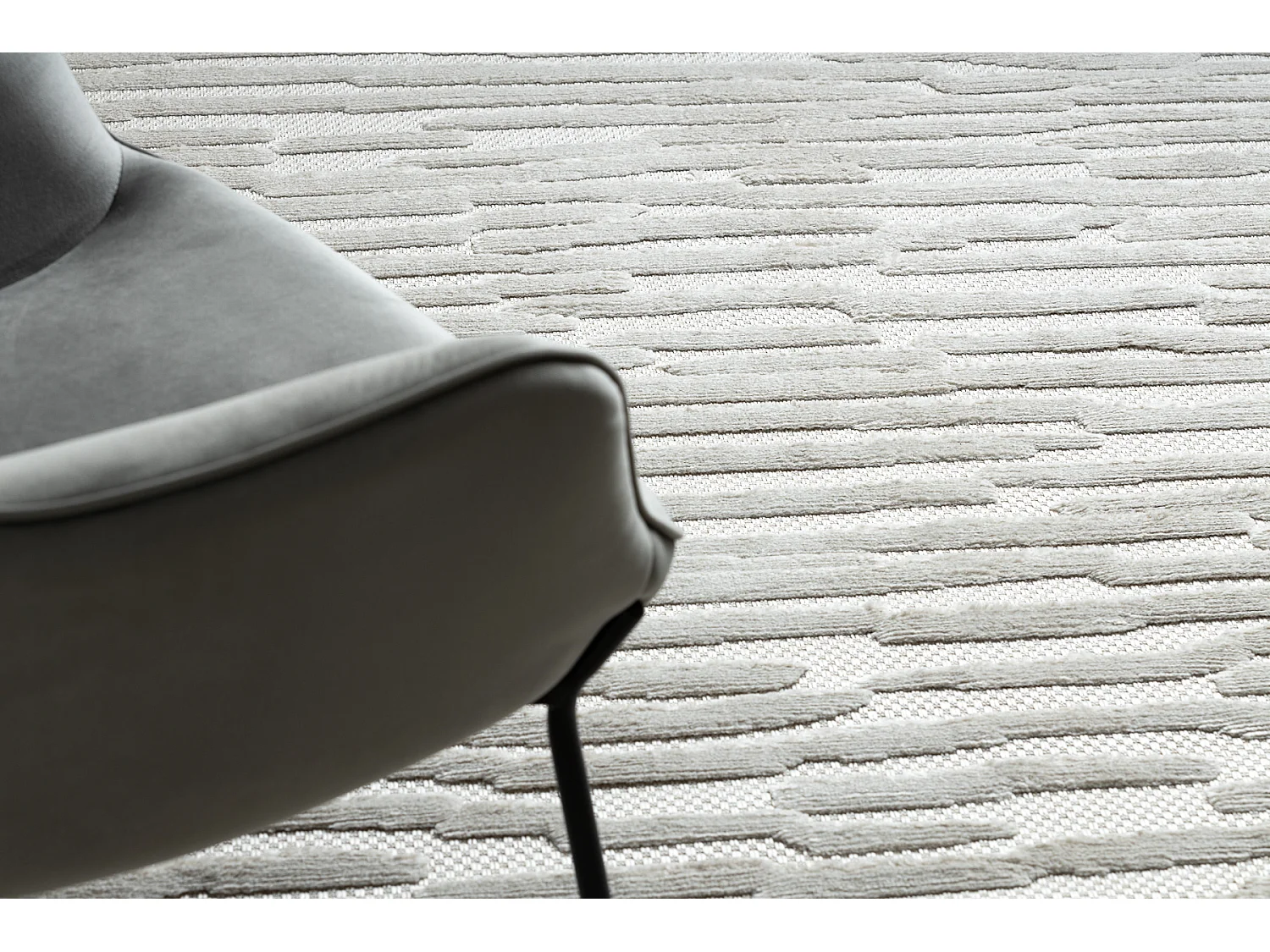 Tapijt SANTO SISAL 58394 Golven beige 200x290 cm