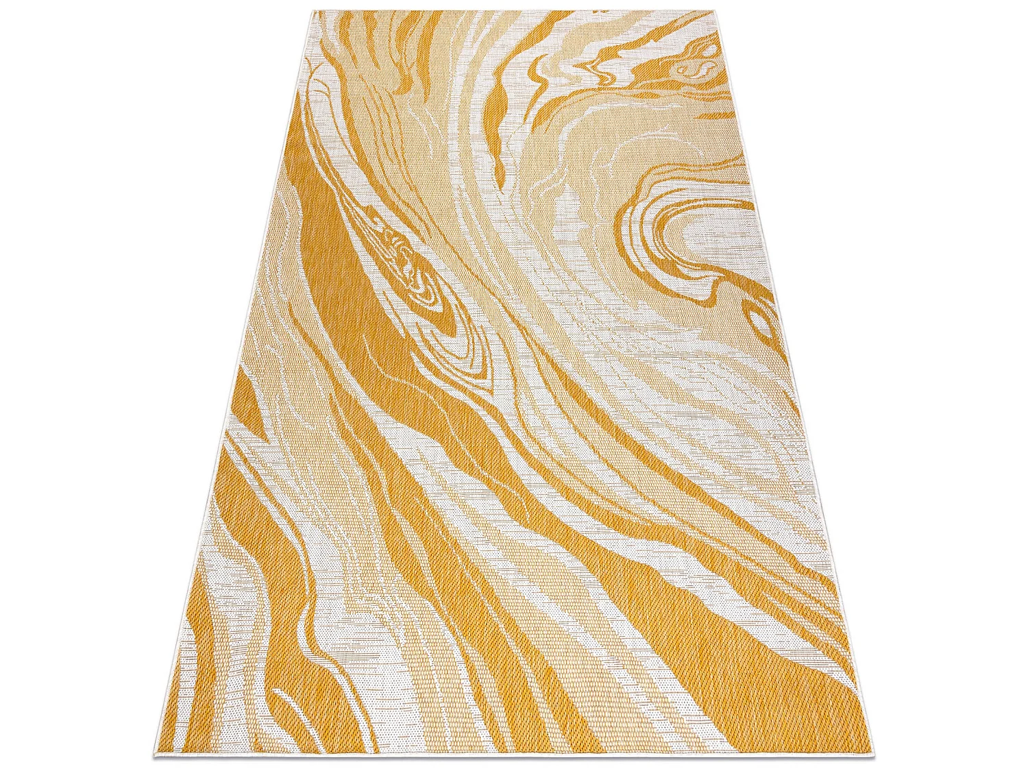 Sisal tapijt SISAL SION marmeren , 22169 plat te weven ecru / Geel / b 80x150 cm