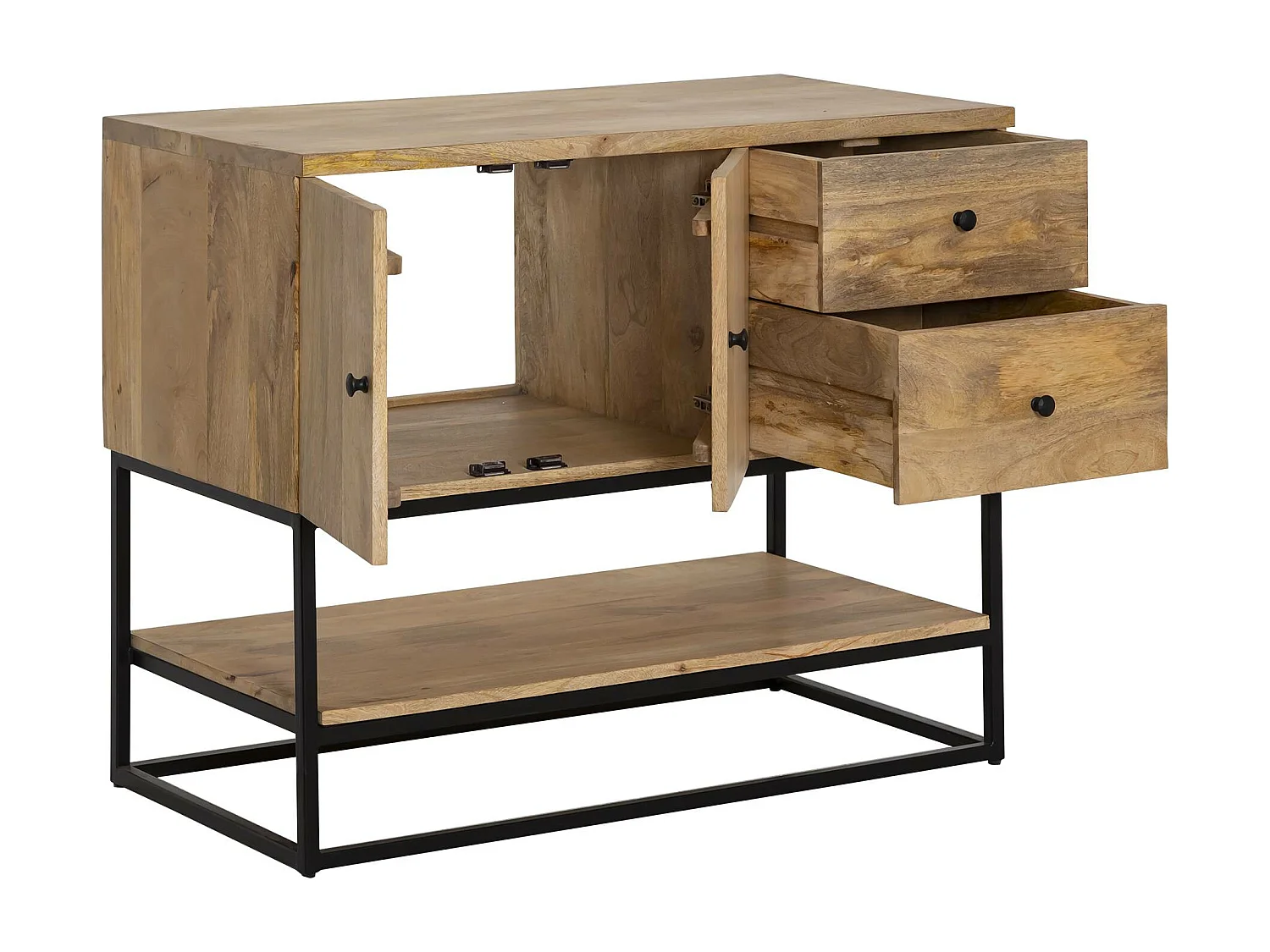 Meuble sous vasque en bois de manguier Miguel