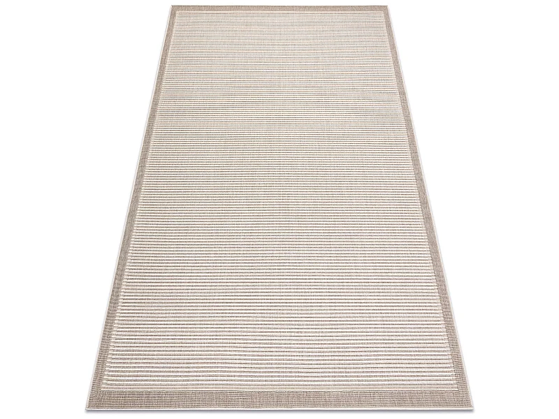 Tapis SPRING 20411558 Lignes, cadre à boucles - beige 140x200 cm