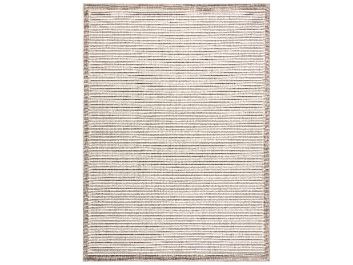 Tapete SPRING 20411558 Sisal linhas, quadro boucle - bege 140x200 cm