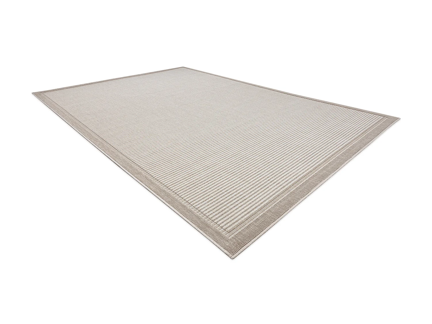 Tapete SPRING 20411558 Sisal linhas, quadro boucle - bege 140x200 cm