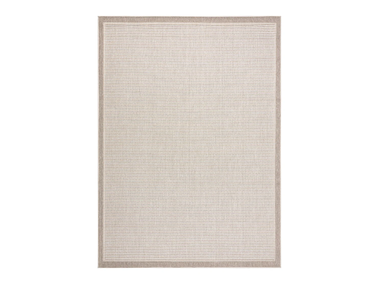 Tappeto SPRING 20411558 Linee, telaio di corda, ad anello - beige 140x200 cm