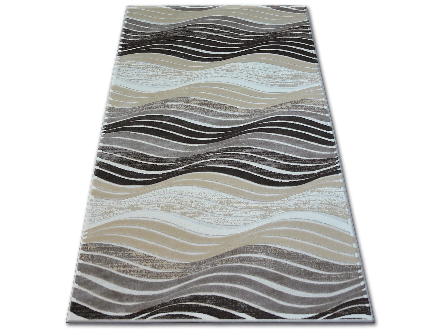 Tapijt ACRYL YAZZ 1760 bruin /donkerbeige  200x290 cm