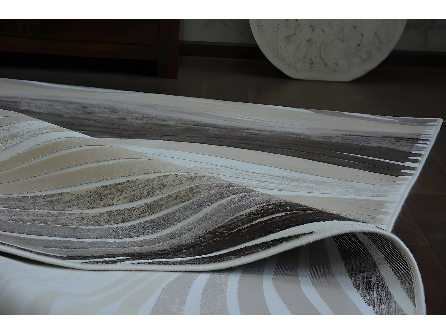 Tapijt ACRYL YAZZ 1760 bruin /donkerbeige  200x290 cm