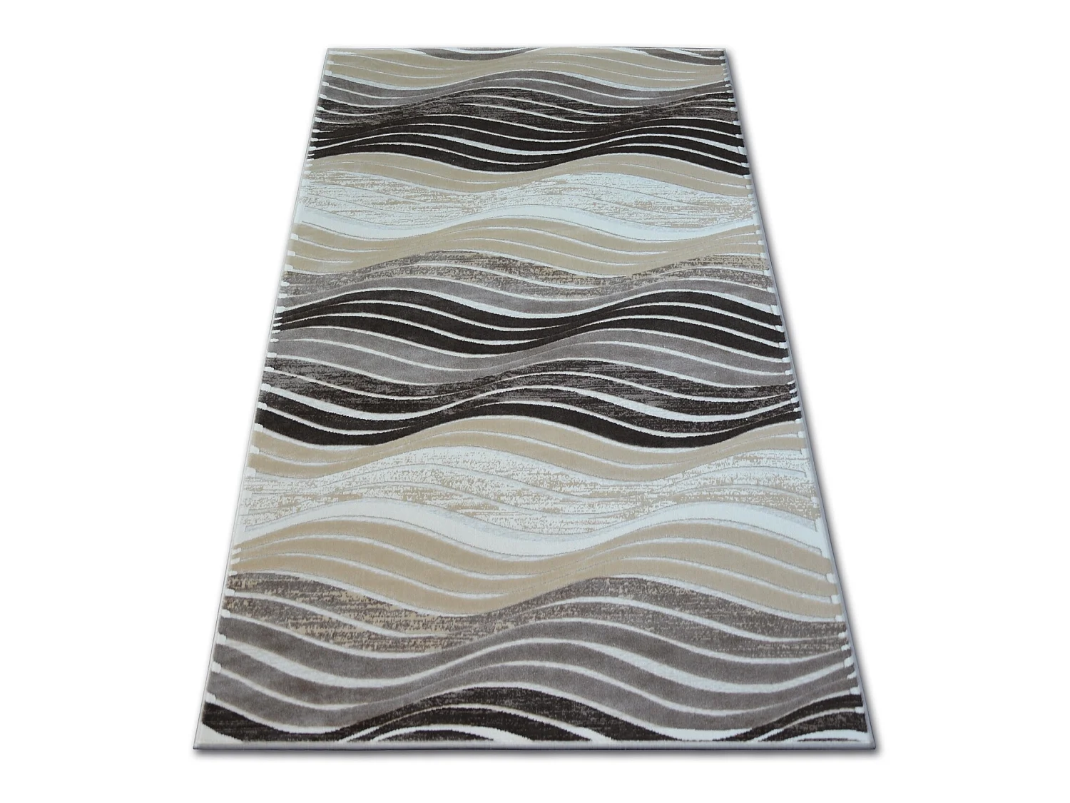 Tapijt ACRYL YAZZ 1760 bruin /donkerbeige  200x290 cm