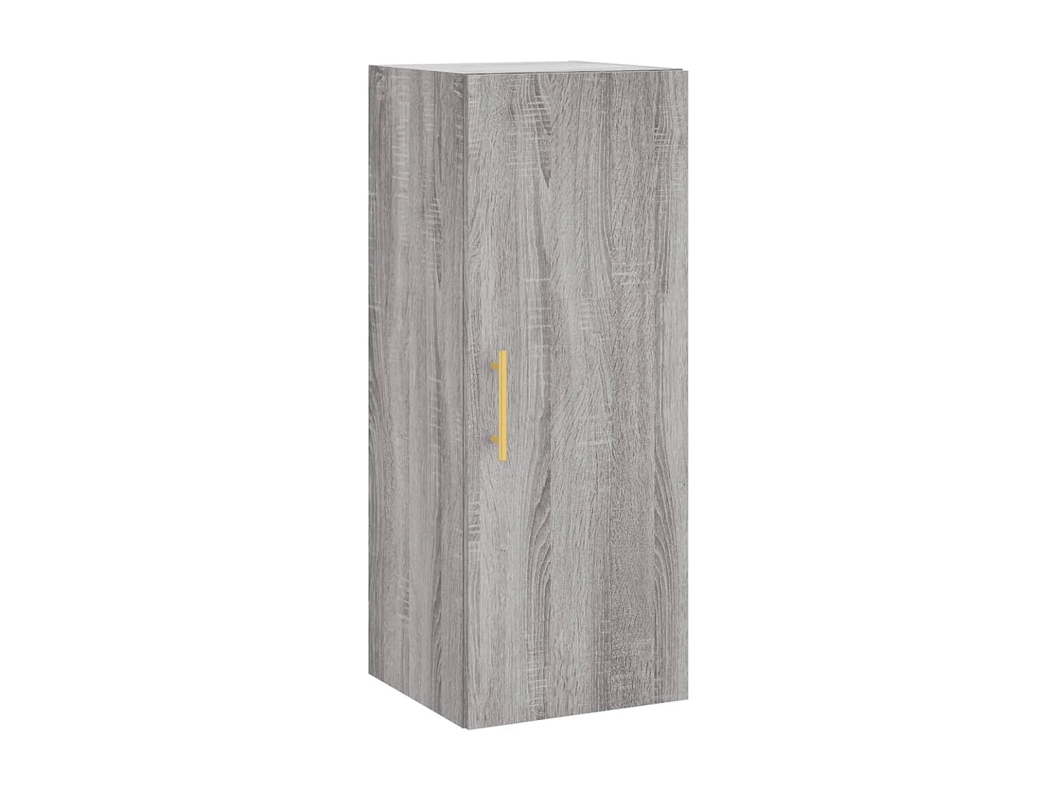 Buffet haut Sonoma gris 34,5x34x180 cm Bois d'ingénierie QWE18806