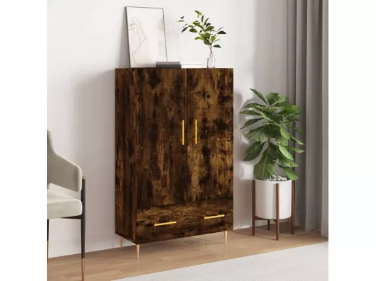 Kauf Unique Highboard,Kommode Räuchereiche 69,5x31x115 cm Holzwerkstoff -gkd581562