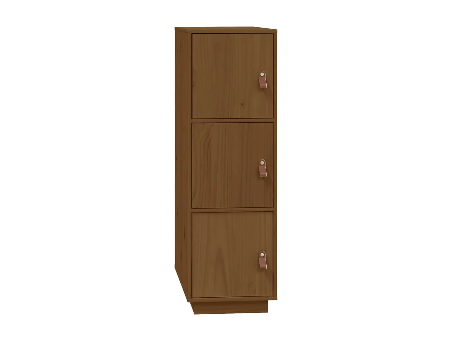 Buffet haut Marron miel 34x40x108,5 cm Bois massif de pin EGER84810