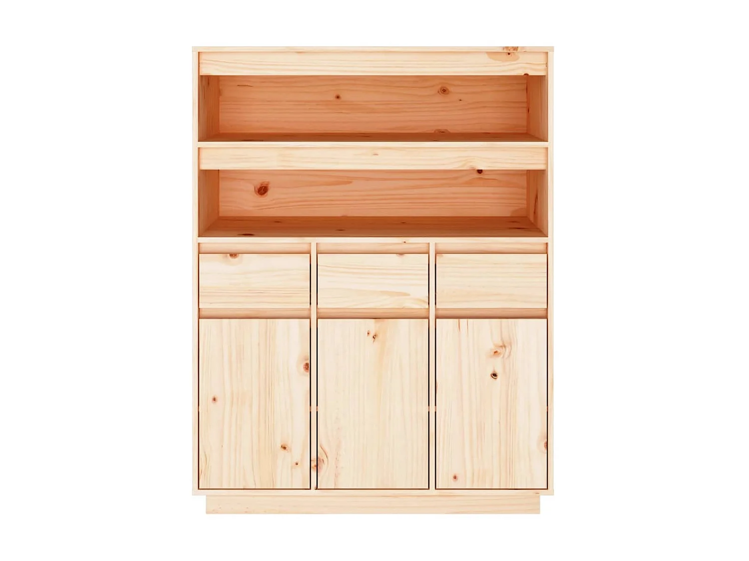 Hoge kast 89x40x116,5 cm massief grenenhout NL119212