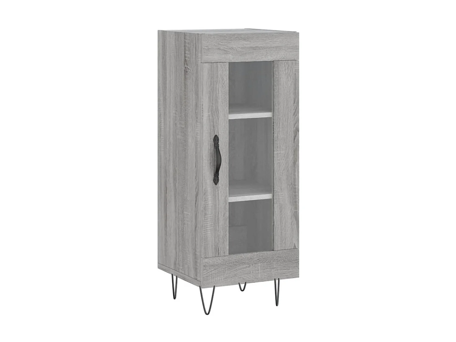 Aparador alto 34,5x34x180 cm madeira processada sonoma cinza PT101074