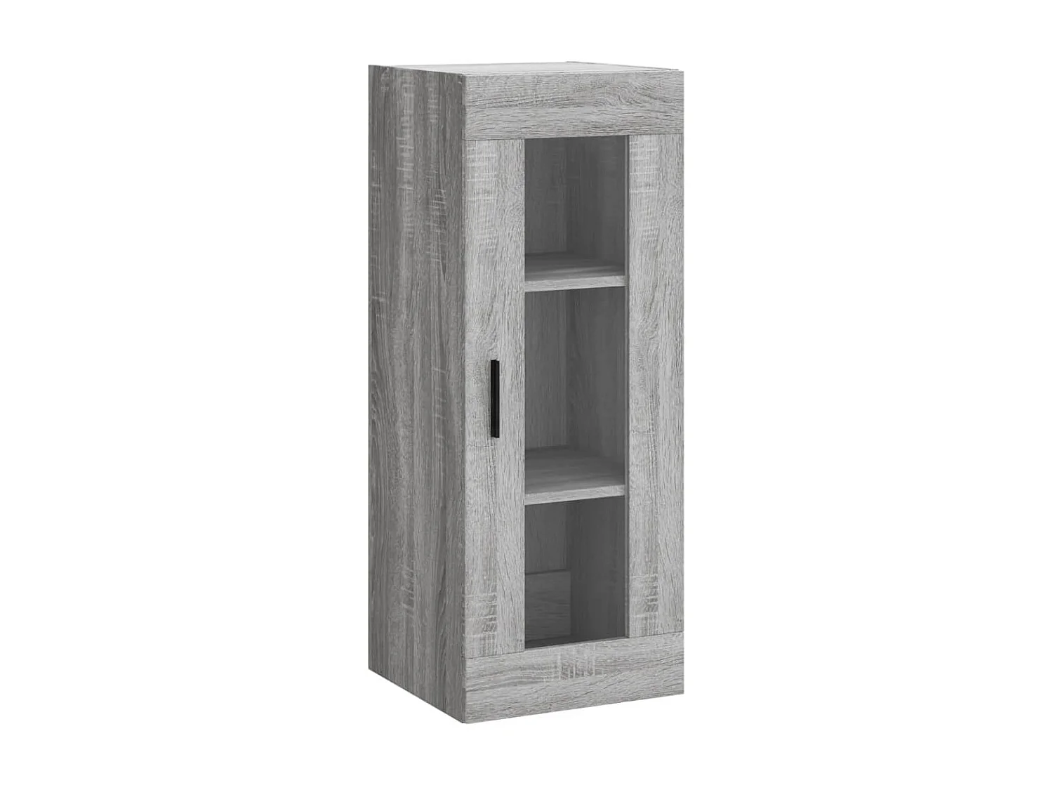 Highboard,Kommode Grau Sonoma 34,5x34x180 cm Holzwerkstoff -gkd140302