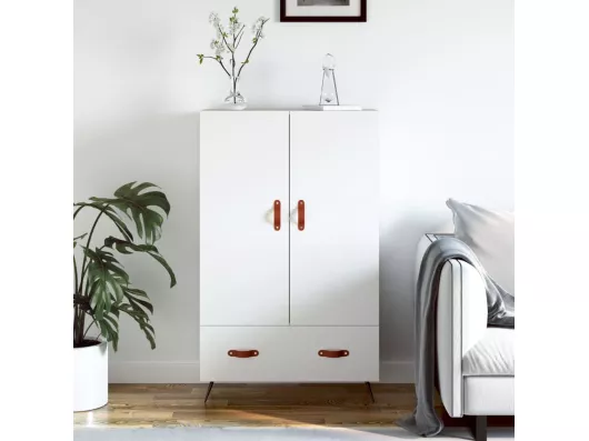 Kauf Unique Highboard,Kommode Weiß 69,5x31x115 cm Holzwerkstoff -gkd502647