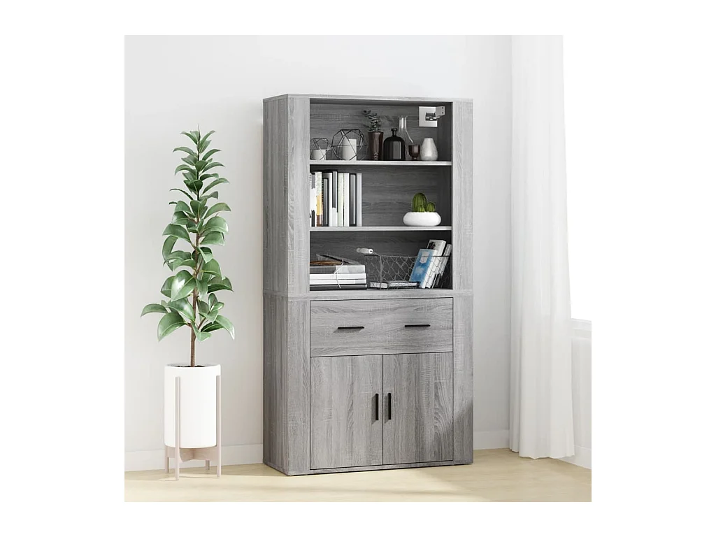 Buffet haut Sonoma gris Bois d'ingénierie EGER67921