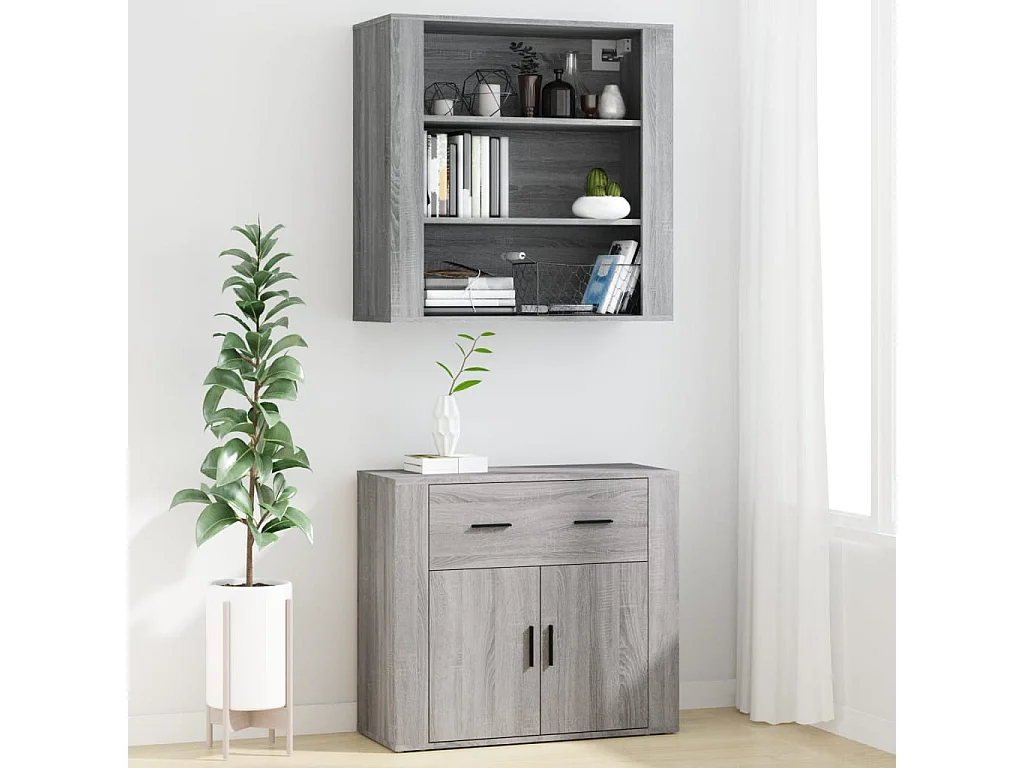 Buffet haut Sonoma gris Bois d'ingénierie EGER67921