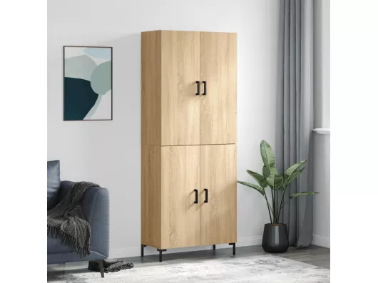 Kauf Unique Highboard,Kommode Sonoma-Eiche 69,5x34x180 cm Holzwerkstoff -gkd430285