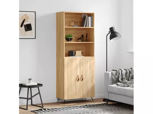 Kauf Unique Highboard,Kommode Sonoma-Eiche 69,5x34x180 cm Holzwerkstoff -gkd419691