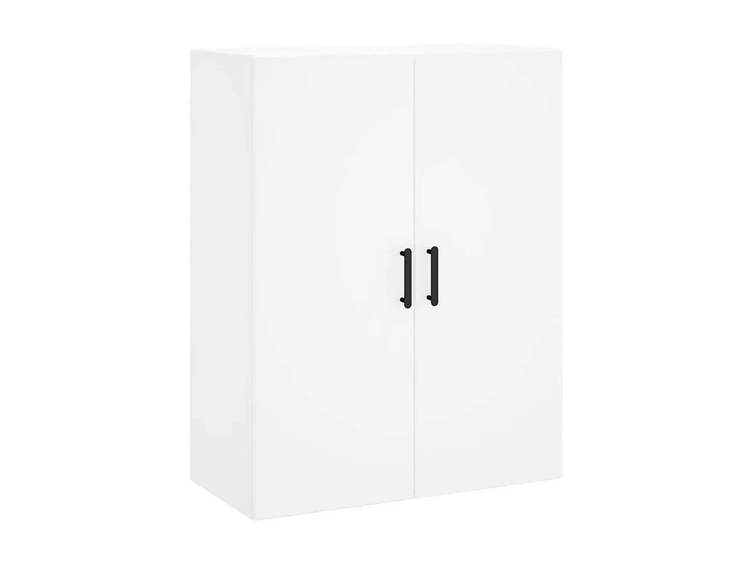 Aparador alto 69,5x34x180 cm derivados de madeira branco PT258968