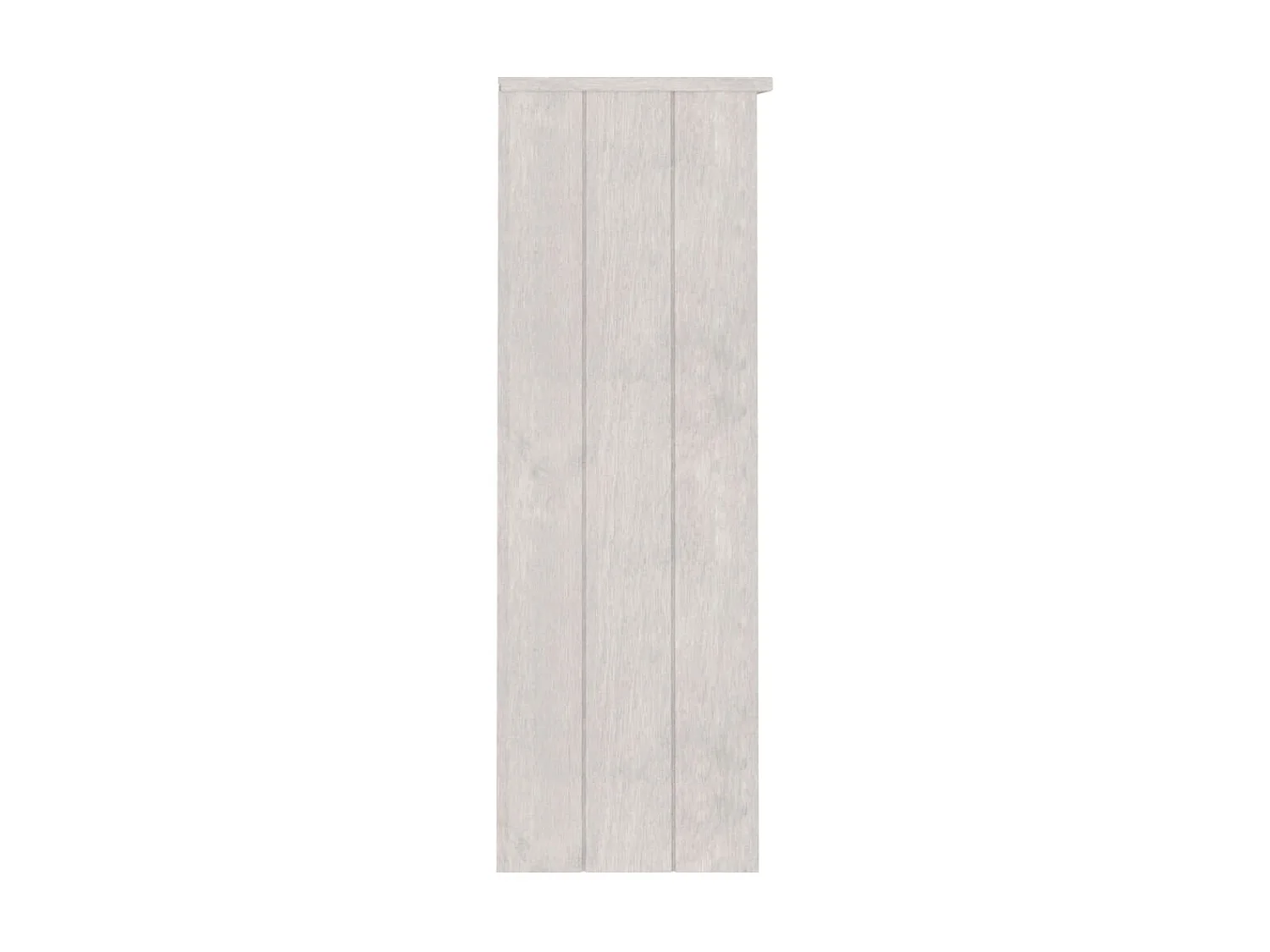 Aparador superior HAMAR madera maciza pino blanco 85x35x100 cm ES41245