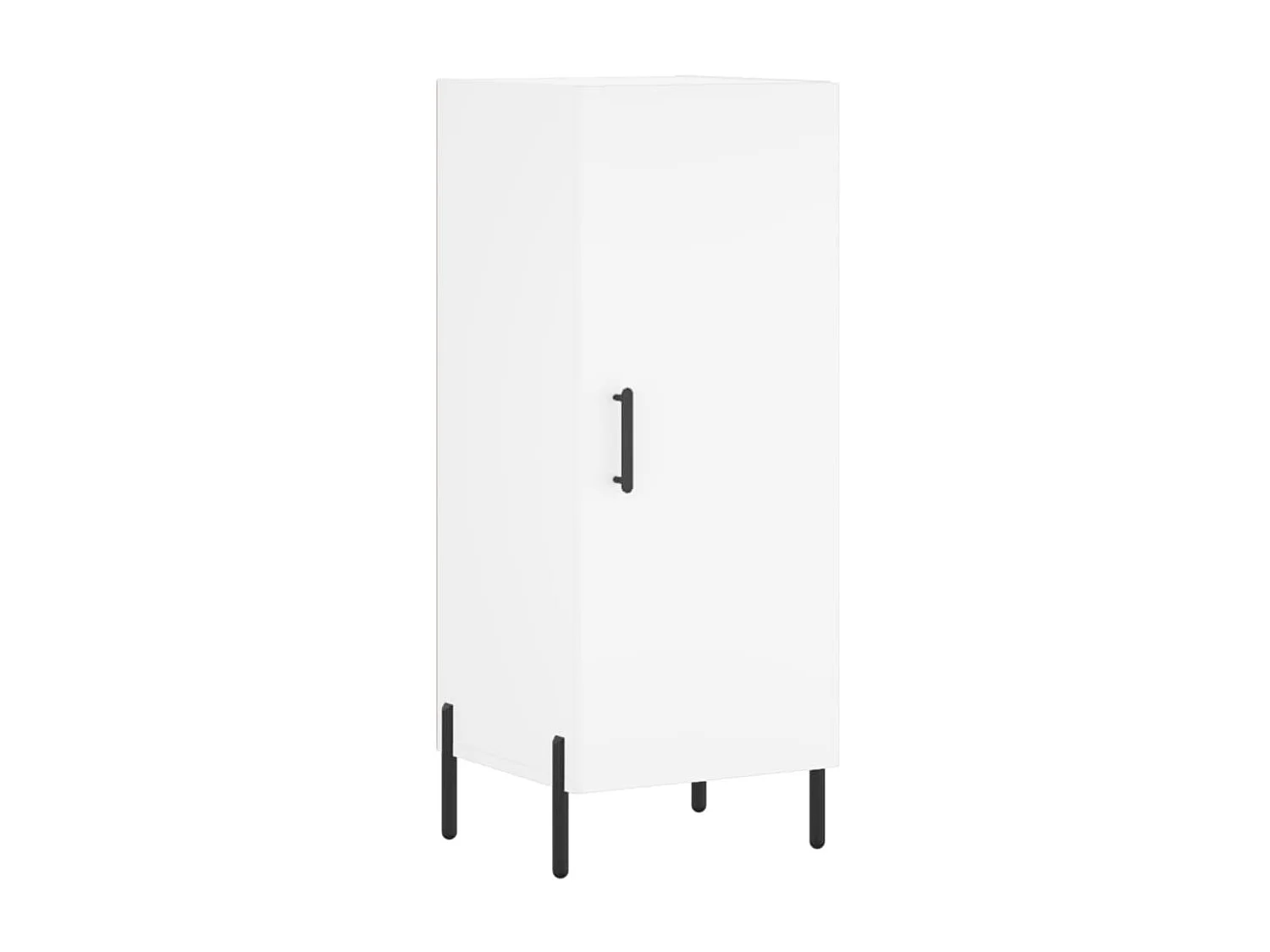 Highboard,Kommode Weiß 34,5x34x180 cm Holzwerkstoff -gkd913152