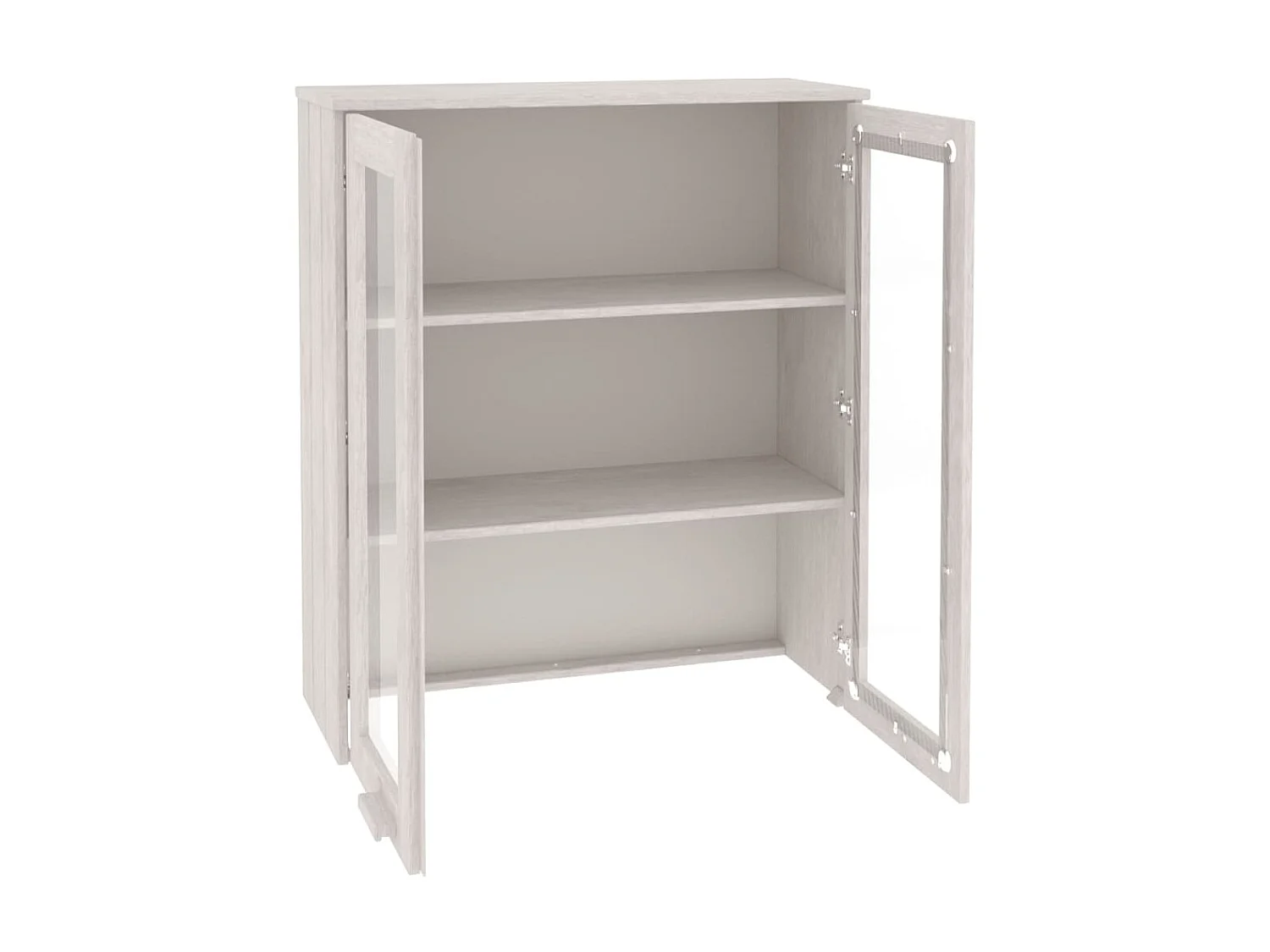 Highboard,Kommode-Oberteil HAMAR Weiß 85x35x100 cm Massivholz -gkd304024