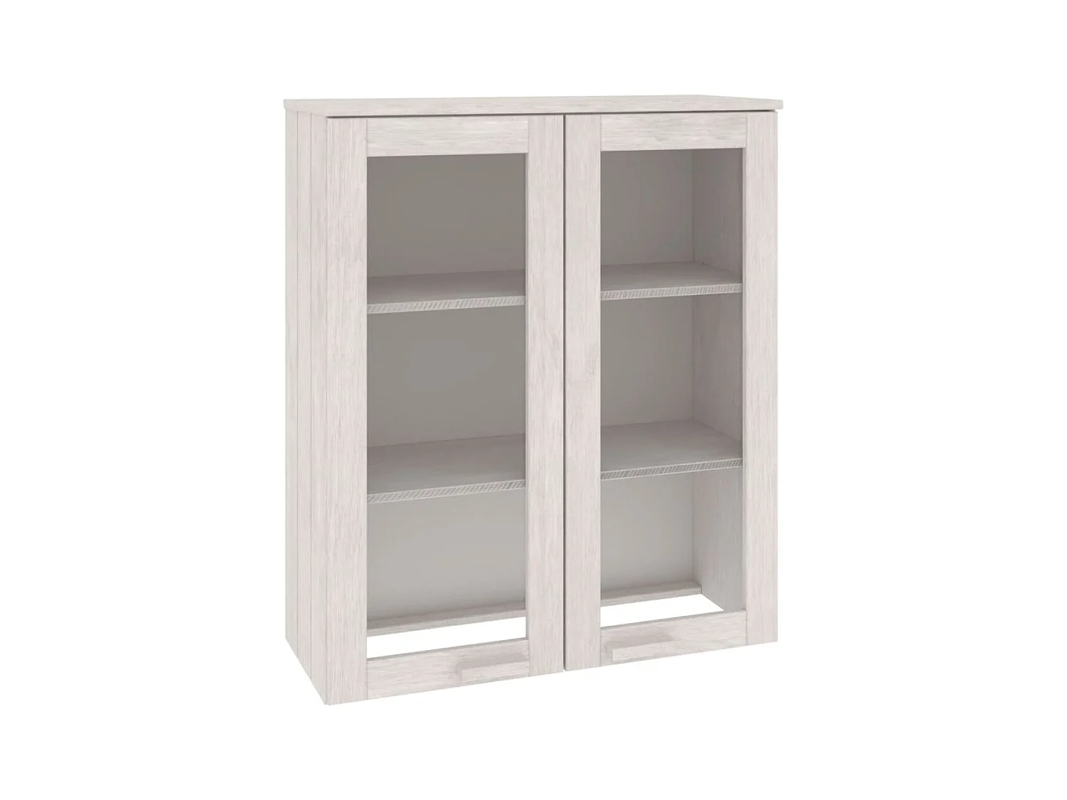 Dessus de buffet HAMAR Blanc 85x35x100 cm Bois de pin massif EGER48467 BonneVie Meuble
