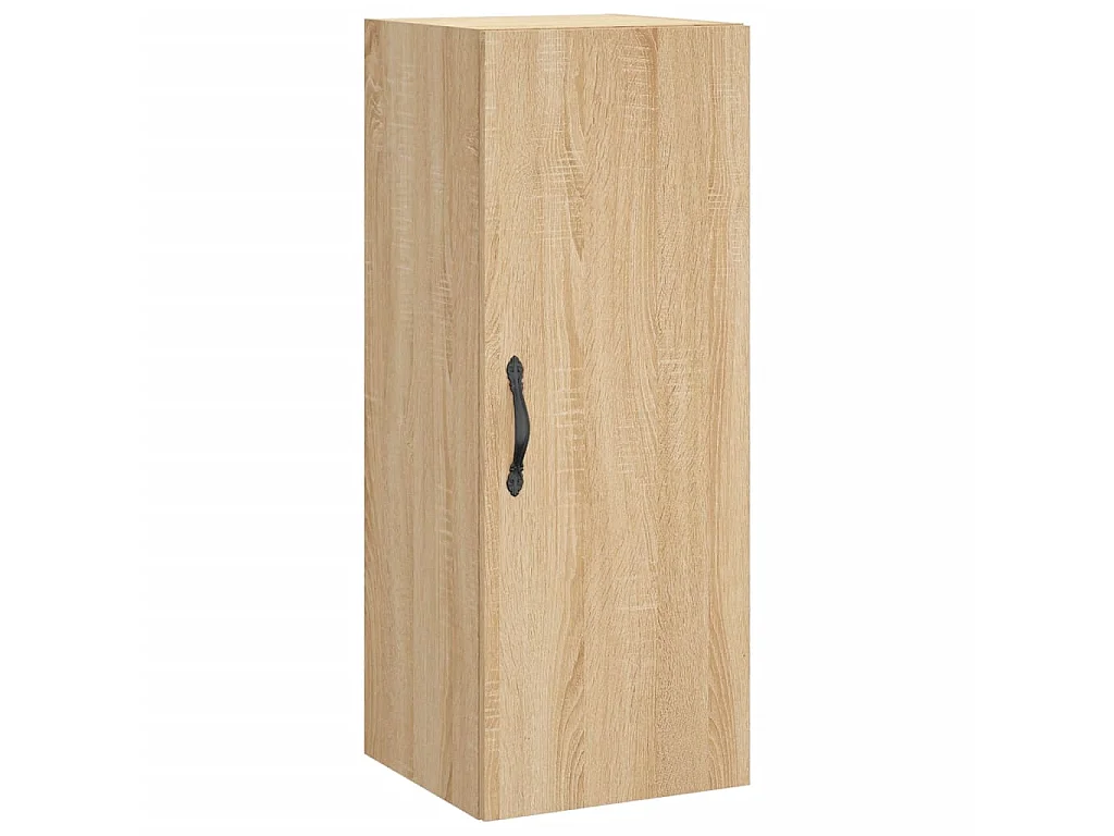 Highboard,Kommode Sonoma-Eiche 34,5x34x180 cm Holzwerkstoff -gkd247095